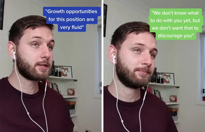People Are Cracking Up At These 8 Human Resources Phrases Comically Translated Into English By This Career Coach On TikTok