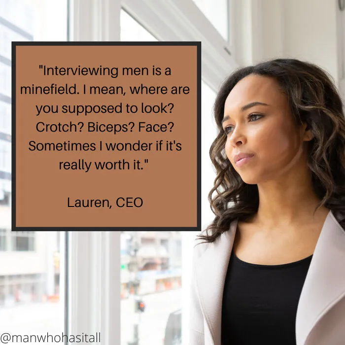 This Online Page Creates Satirical Memes Replacing The Word 'Woman' With 'Man' To Show How Absurd Sexism Is