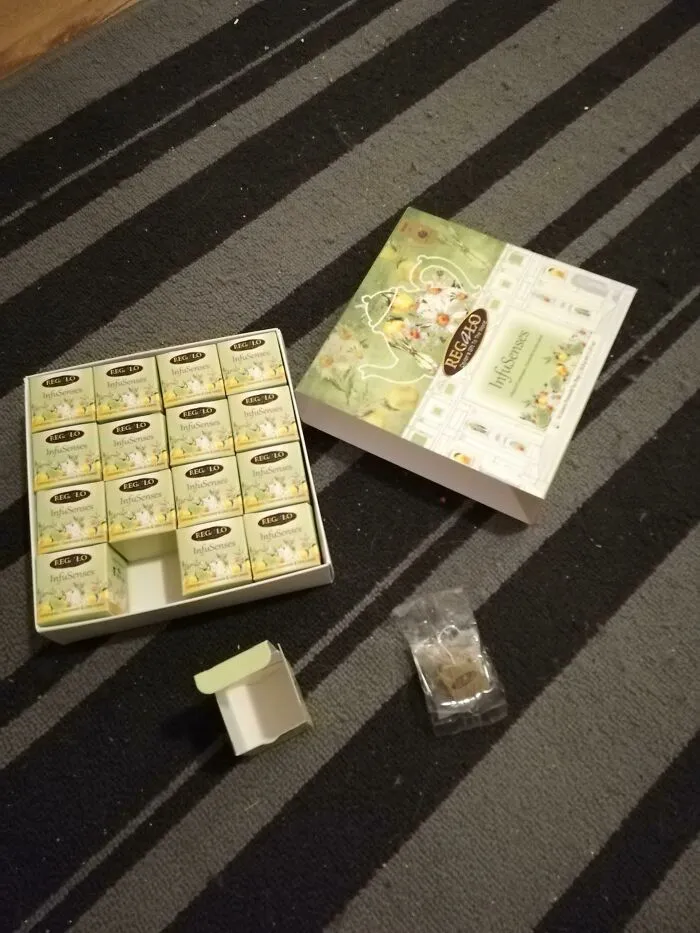Este té que recibí como regalo de Navidad