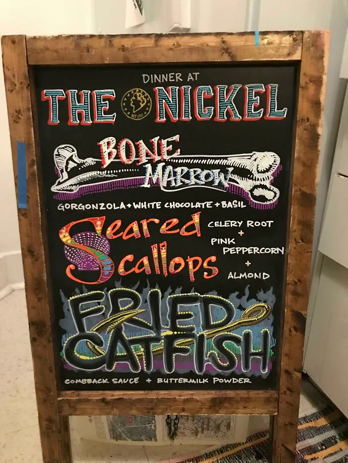 Here’s My Second Menu Board