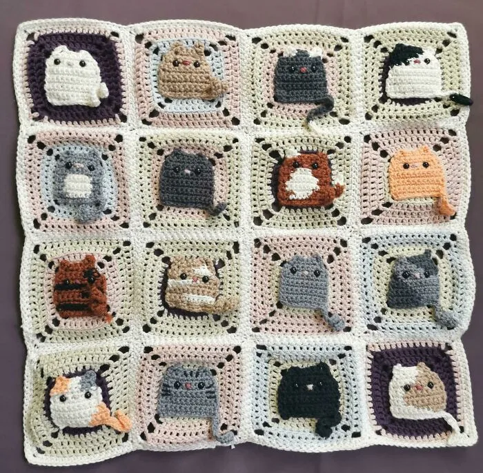 I Made The Cat Pillow Cover 