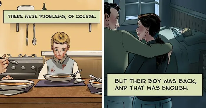 We Create Creepy Comics With Twisted Endings That You Probably Shouldn't Read Before Going To Sleep (3 New Stories)