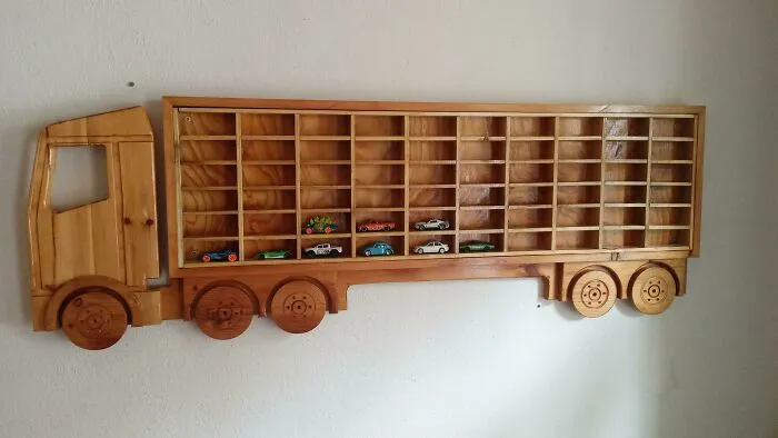 Exhibidor de Hot Wheels para mi nieto