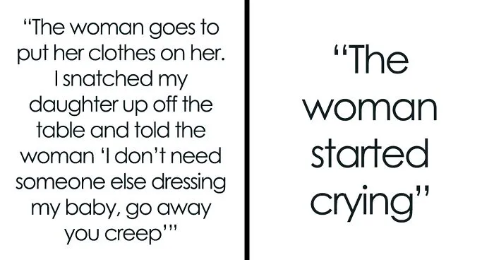 Dad Asks If He Was Wrong For Making A Woman Cry After She Told Him How To Wipe And Tried To Dress His Baby Daughter