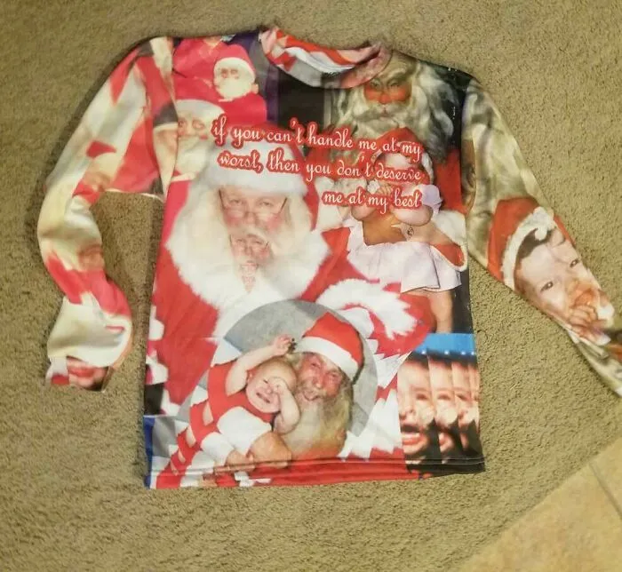 Ugly Christmas Sweater Made Of Nightmares