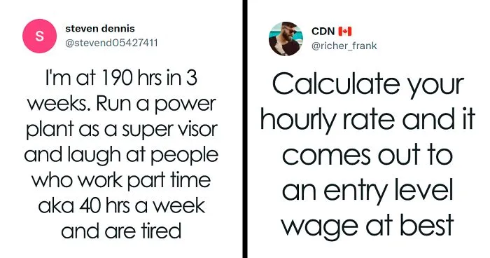Man Tries To Laugh At People Who Feel Exhausted After 40h Workweek Because He Works Way More, Gets Laughed At Instead