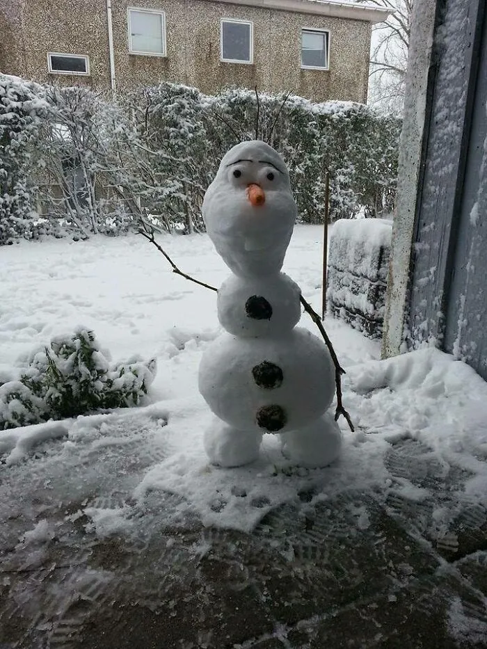 Saluda a Olaf el muñeco de nieve danés