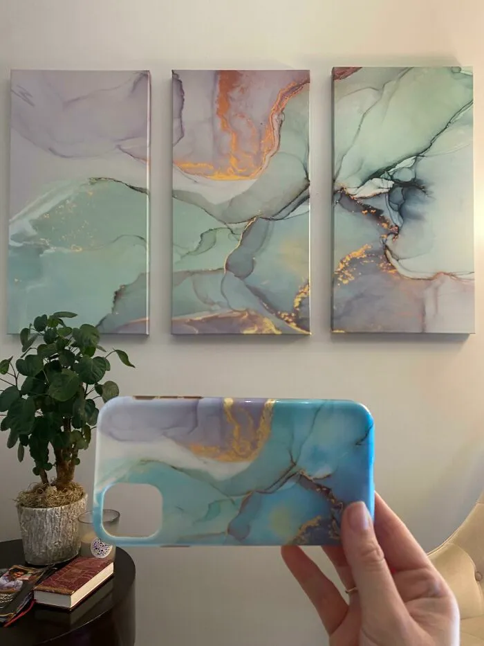 This Painting In A Waiting Room Is The Same Print As My Phone Case
