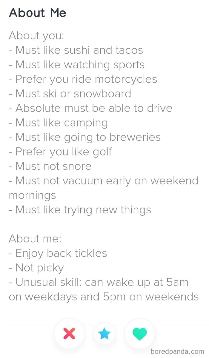 Hmmm "Not Picky"