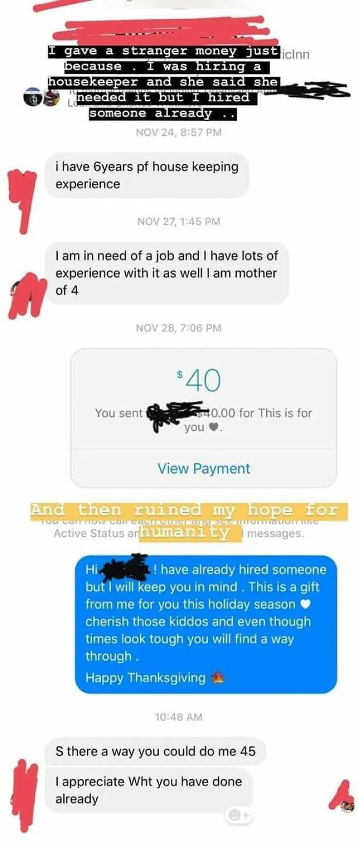 You've Already Given Me Free Money, But It's Not Enough