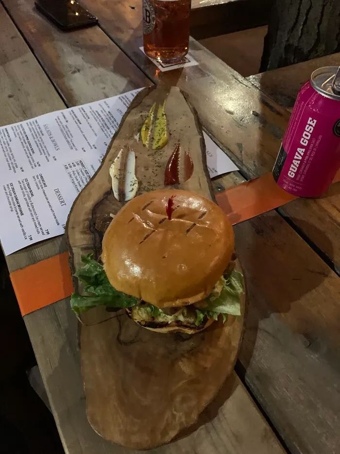 First Patio Since Covid And This Is What I Get. I Told The Owner I Was Going To Post On This Sub And He Said He Would Bring Me The Sandwich On A Plate Next Time If This Post Blows Up