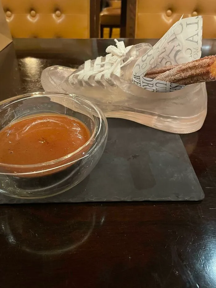 Zapato con churros