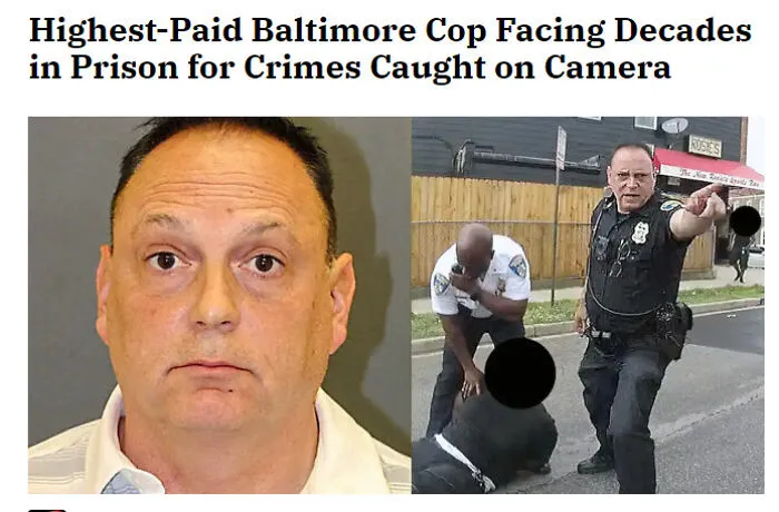 Cop Going To Jail