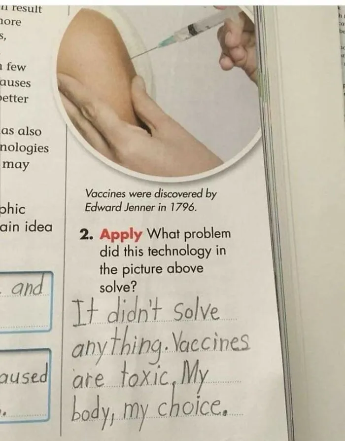 Poster Claims Their 5th Grader Did This