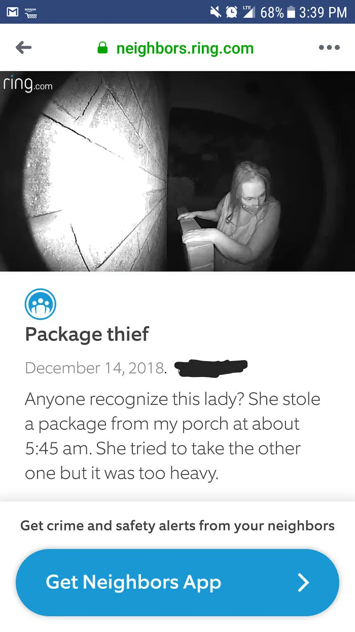 First Time In Years That I've Been Able To Afford Decent Christmas Gifts For My Niece And This Piece Of Shit Stole Them Off Of My Sisters Porch!