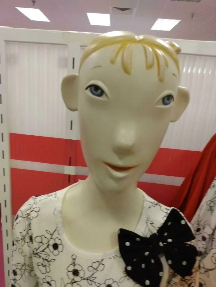 Mannequins At The Mall Near My House. I Think They Used Mark Zuckerberg As The Template