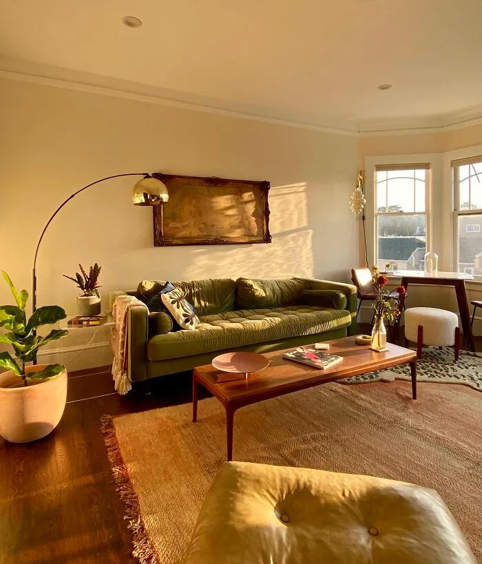Golden Hour Living Room, Sf 