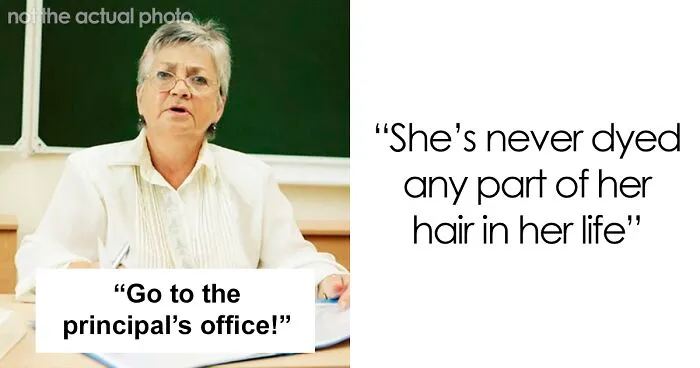Student Gets In Trouble For Her Natural Hair Color Defying Schools Dress Code, Maliciously Complies By Dyeing It