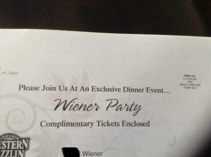 I Have An Unfortunate Last Name. Sometimes I Get Targeted Advertisements, That Can Go Horribly Wrong