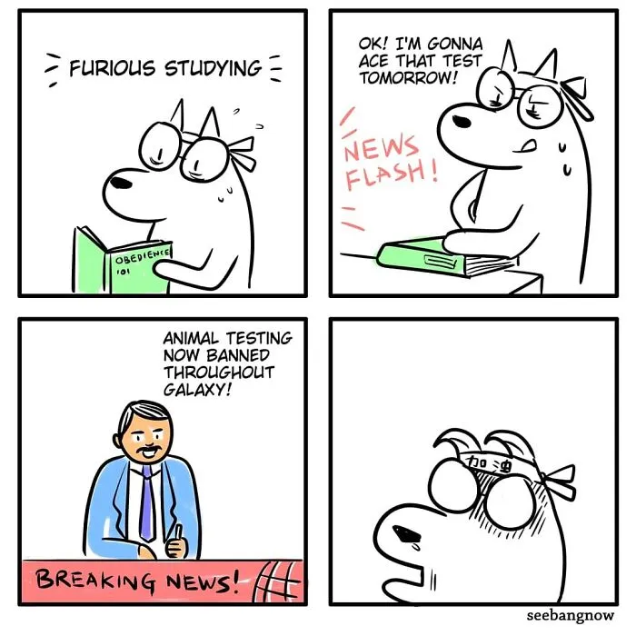 30 Comics That Show What Living With A Dog Is Really Like, By Xibang