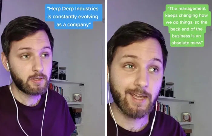 People Are Cracking Up At These 8 Human Resources Phrases Comically Translated Into English By This Career Coach On TikTok