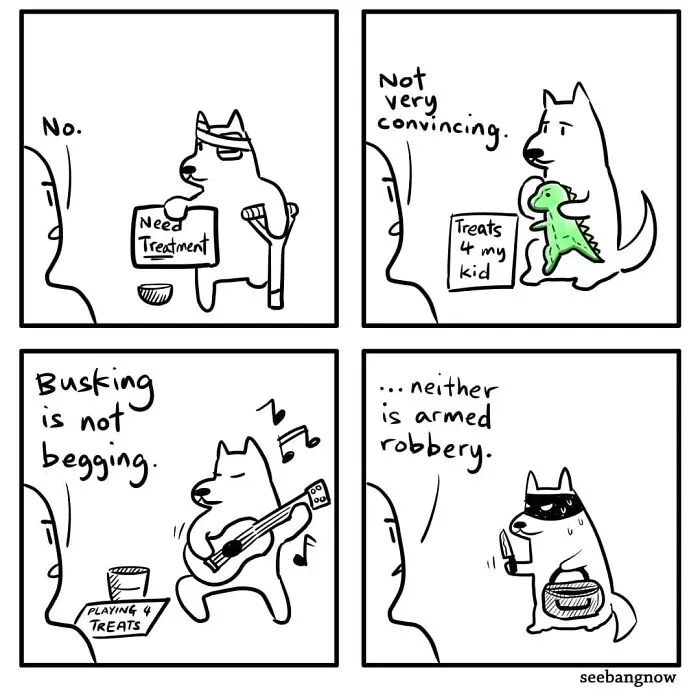 30 Comics That Show What Living With A Dog Is Really Like, By Xibang