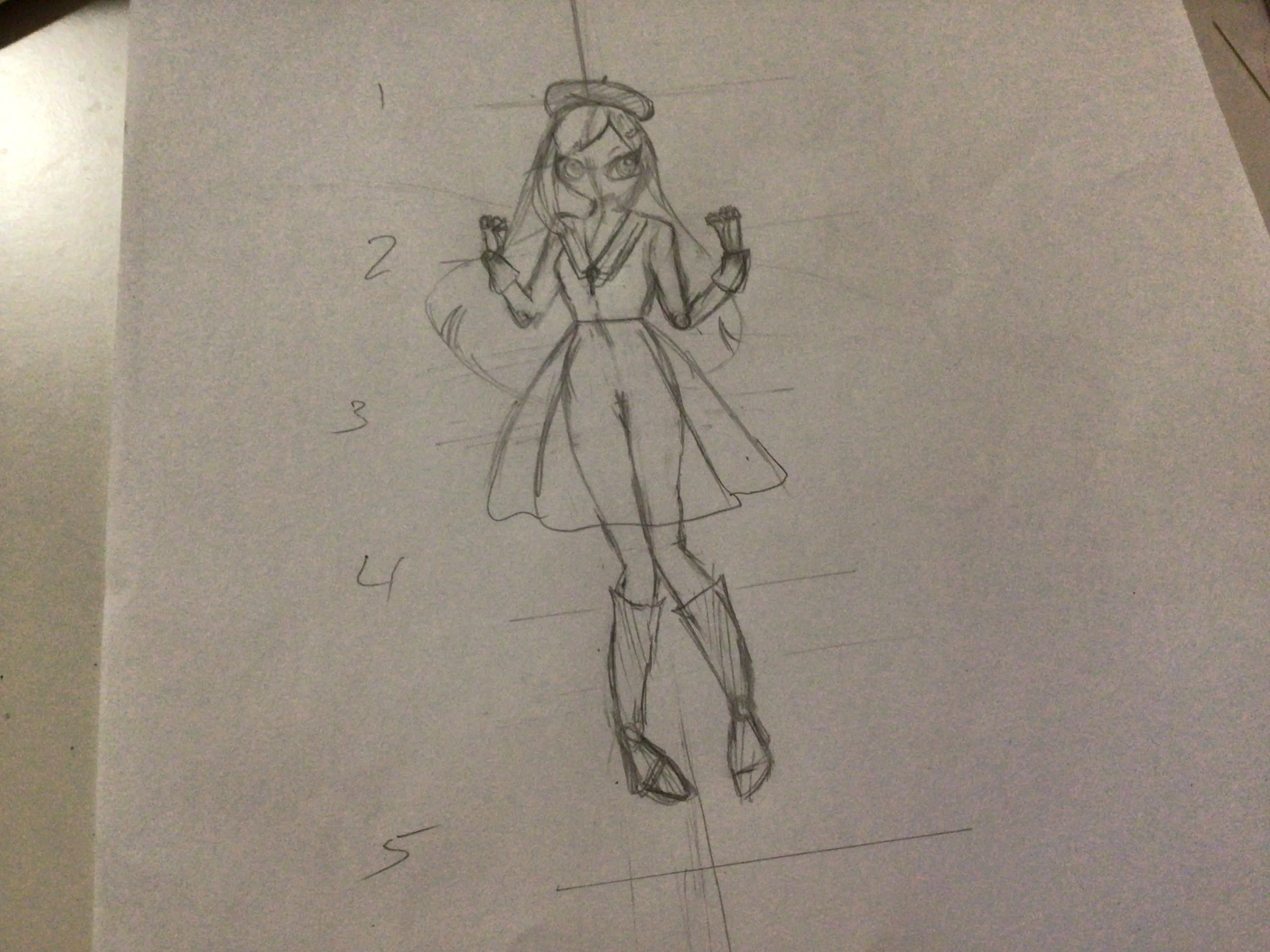 My Parisian Girl I Drew On Outschool