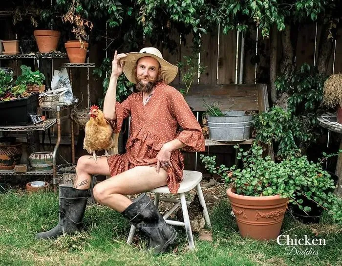 "Chicken Daddies" Calendar Features Men Posing With Chickens And Here Are 25 Of Their Best Shots