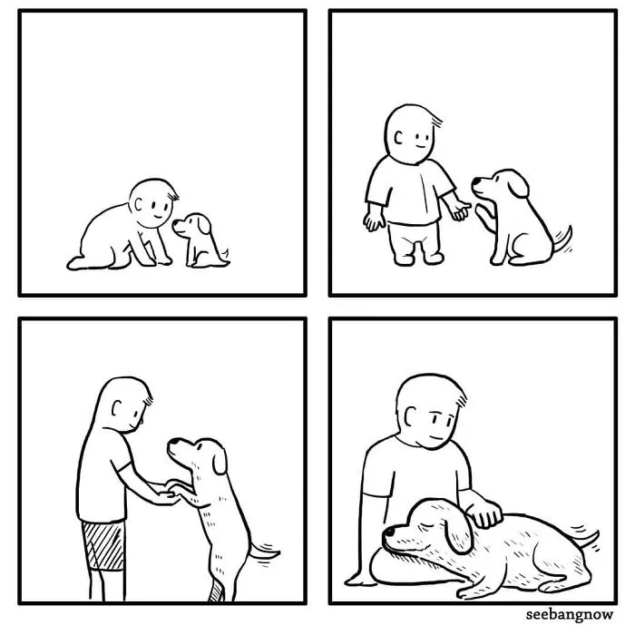 30 Comics That Show What Living With A Dog Is Really Like, By Xibang