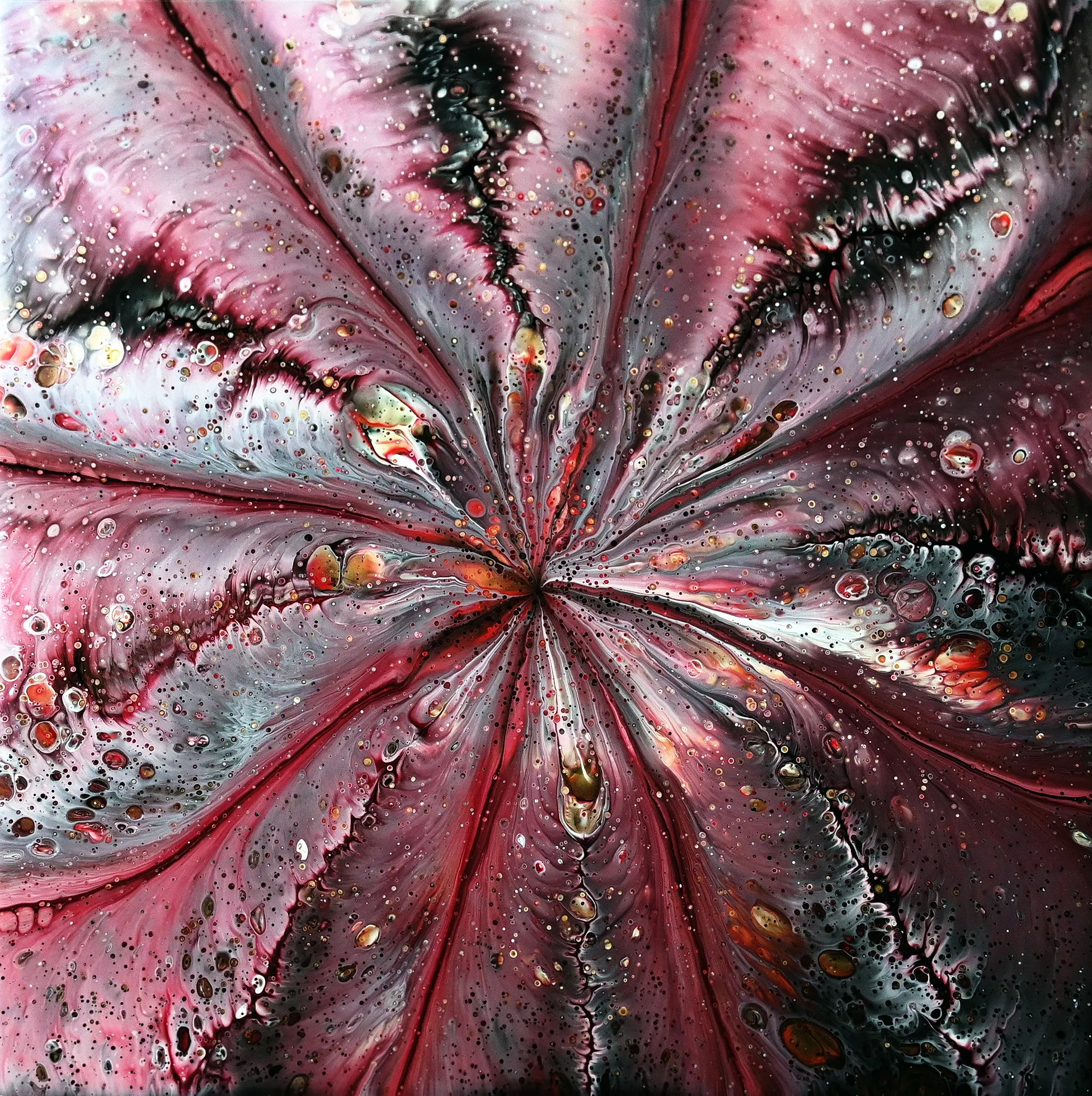 Merry Christmas 🎄 Acrylic Pour ~ Leaky And Split Cup 
merry Christmas Evryone!