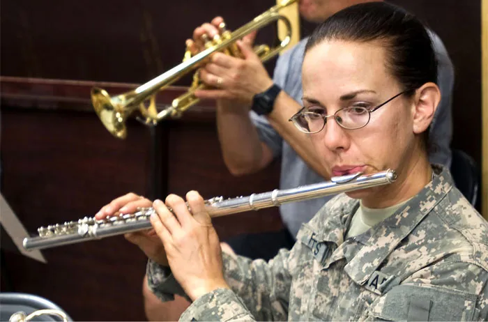 For Deaf People–Looking At Musicians Playing Wind Instruments