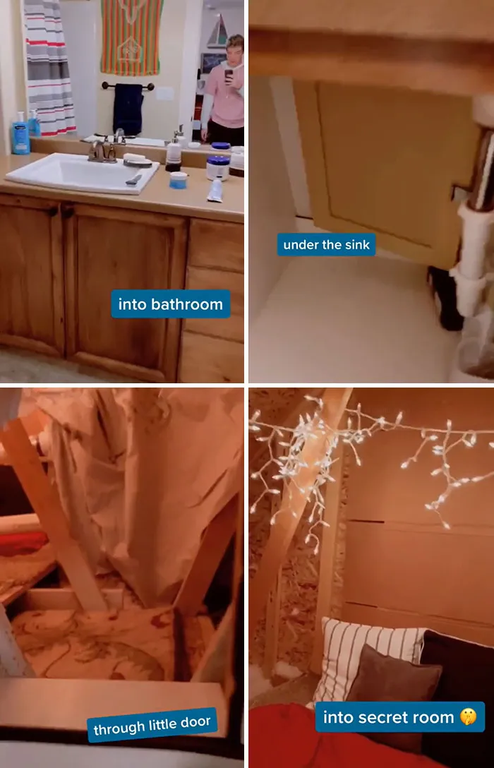 Secret Hideout Under The Sink