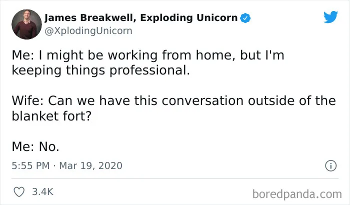 35 Hilarious Tweets That Show What People Learned About Their Partners While Working From Home