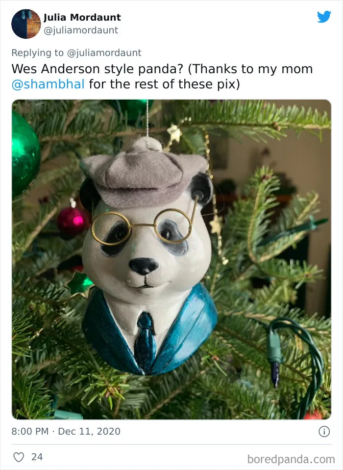 Mom And Daughter Have Been Exchanging The Ugliest Ornaments For Christmas And Their Tree Is Getting More Hilarious Each Year (23 Pics)