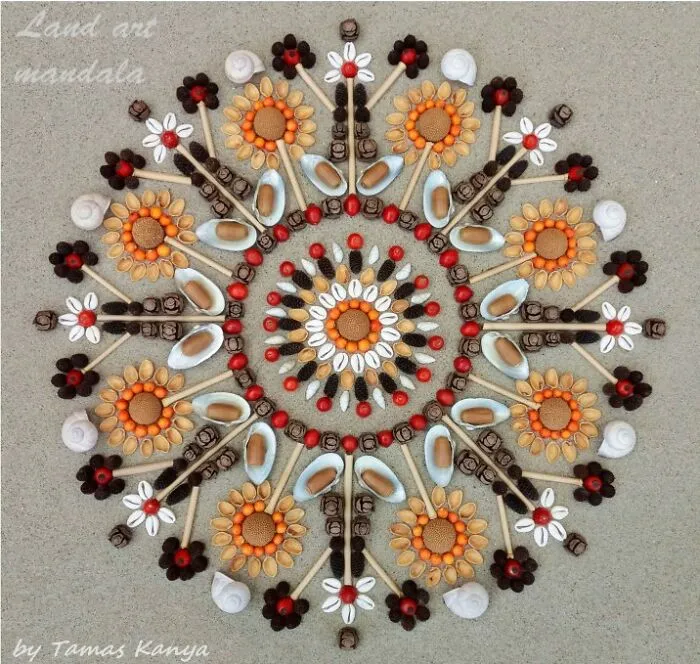 I’m A Land Artist And I Make Mandalas From The Seasonal Materials I Find On My Walks (29 Pics)