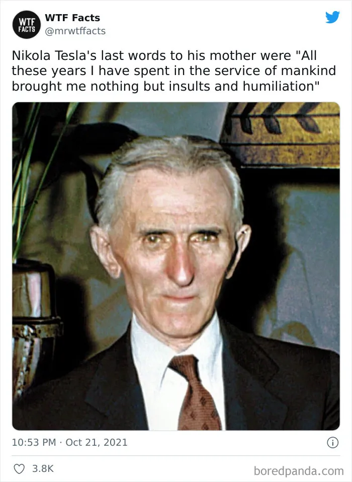 One Of The Most Brilliant Minds To Have Ever Lived Was Crushed Mentally And Physically By Capitalism. He Was Robbed Of The Fruits Of His Labor, Manipulated And His Research Sabotaged In The Race For Profit