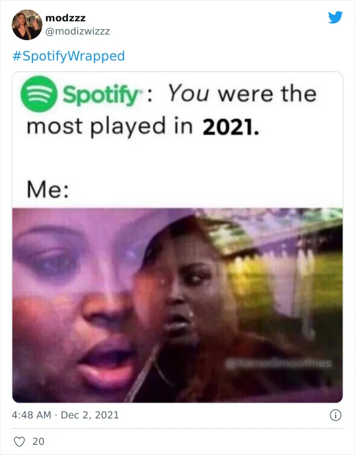 People Are Cracking Up At These 30 Spotify Wrapped 2021 Memes And Reactions