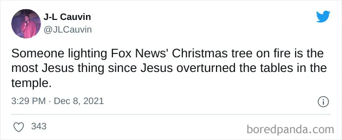 Someone Sets The Fox News Christmas Tree On Fire, And Here’s How The Internet Reacted (30 Pics)