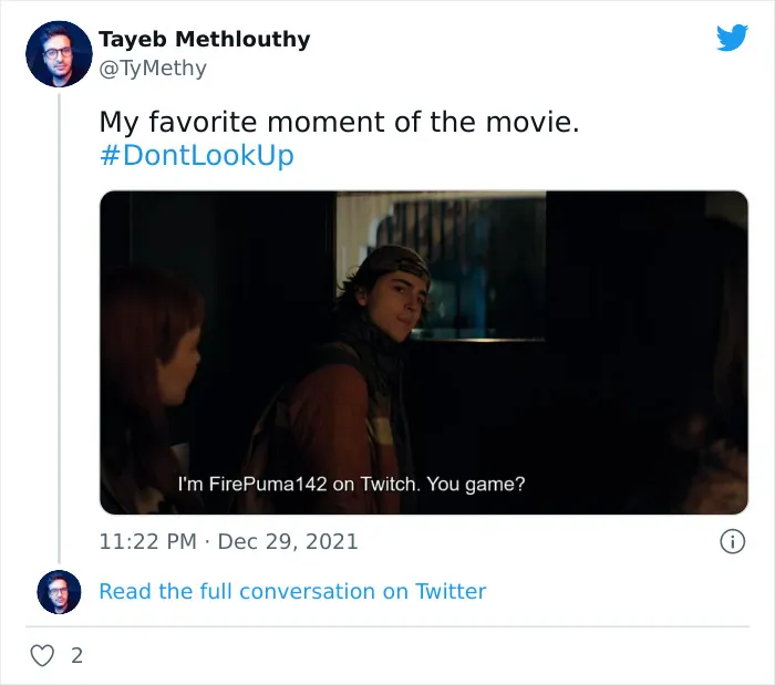 People Are Amused By These 30 Spot-On Reactions To Netflix’ New Film “Don’t Look Up”