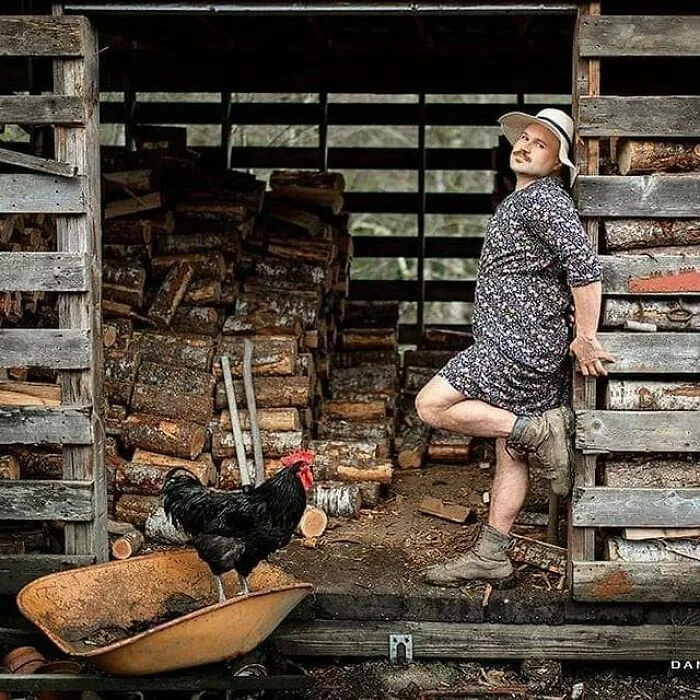 "Chicken Daddies" Calendar Features Men Posing With Chickens And Here Are 25 Of Their Best Shots