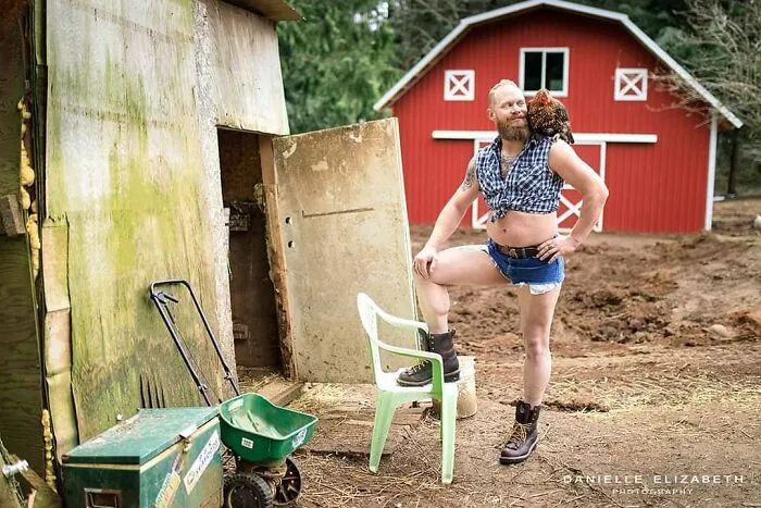 "Chicken Daddies" Calendar Features Men Posing With Chickens And Here Are 25 Of Their Best Shots