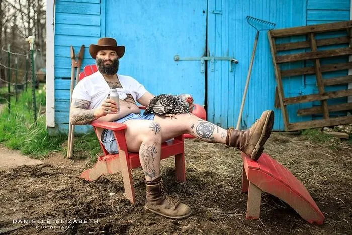 "Chicken Daddies" Calendar Features Men Posing With Chickens And Here Are 25 Of Their Best Shots