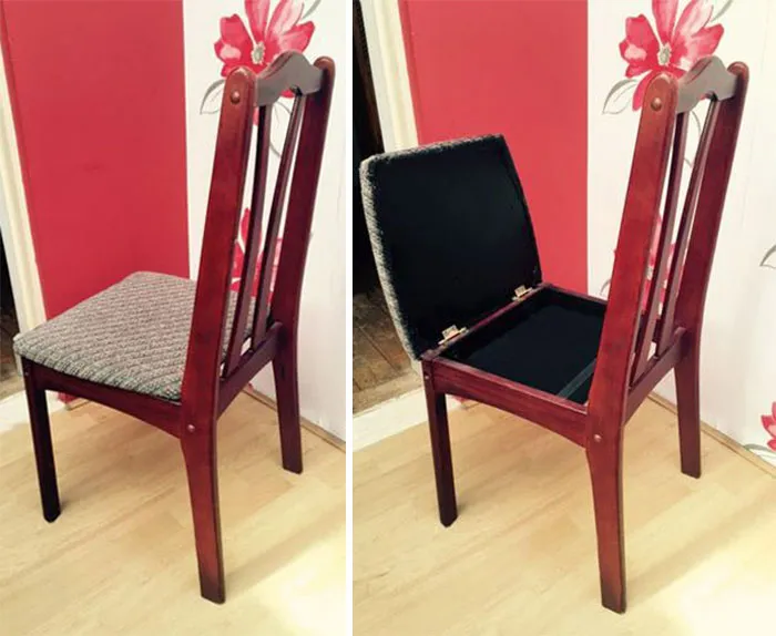 Hidden Chair Compartment