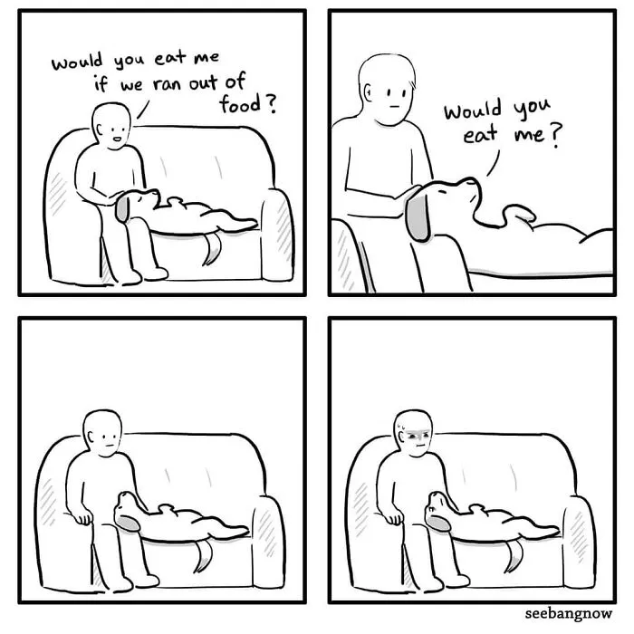 30 Comics That Show What Living With A Dog Is Really Like, By Xibang
