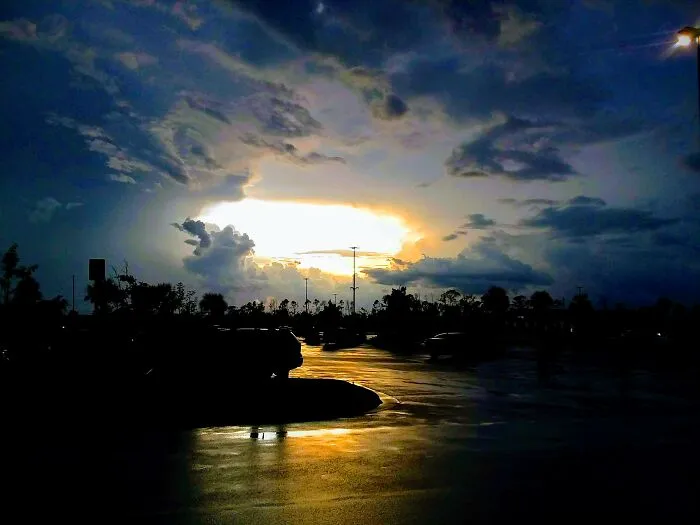 Magical Hole In The Sky At A Wal-Mart Parking Lot