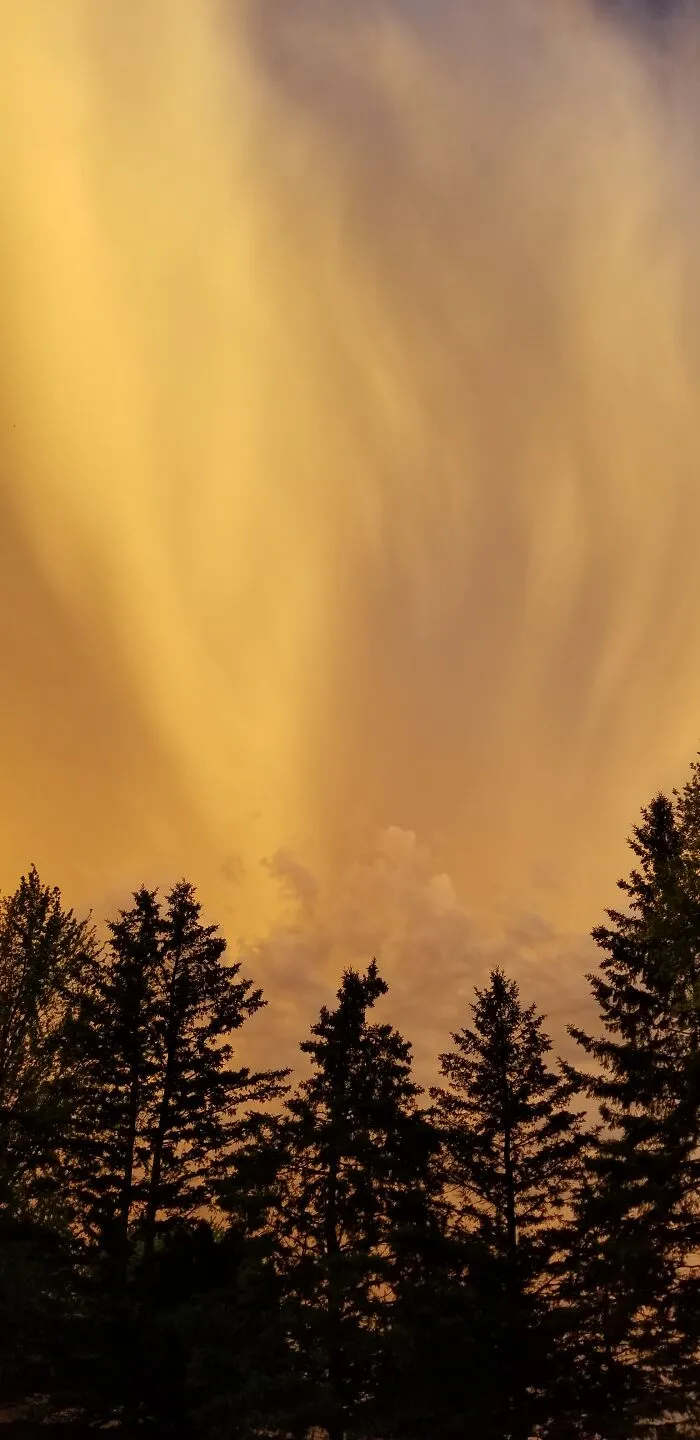The Tail End Of A Particularly Nasty Thunderstorm.