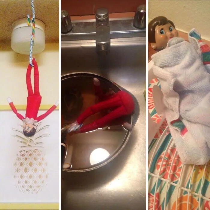 I Didn't Prepare For The Off Chance The Tape Didn't Hold. So My Children Woke Up To An Elf That Drowned In Last Nights Spaghetti Pot