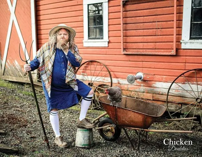 "Chicken Daddies" Calendar Features Men Posing With Chickens And Here Are 25 Of Their Best Shots