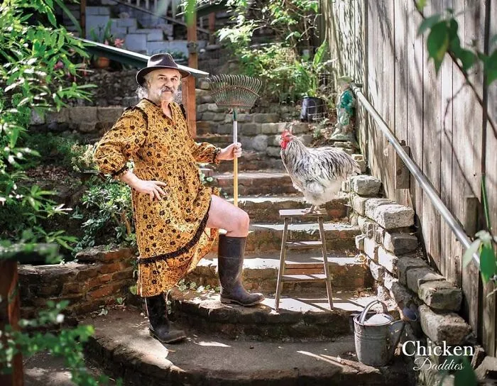 "Chicken Daddies" Calendar Features Men Posing With Chickens And Here Are 25 Of Their Best Shots