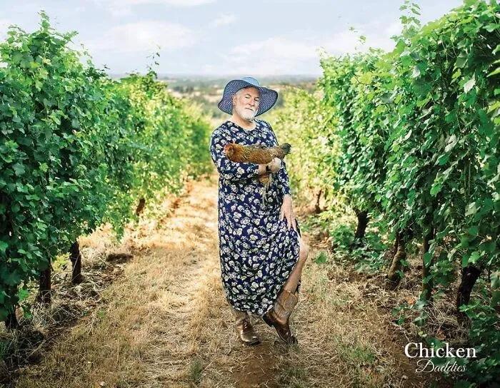 "Chicken Daddies" Calendar Features Men Posing With Chickens And Here Are 25 Of Their Best Shots